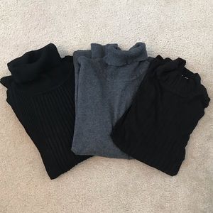 3 ribbed turtleneck LG